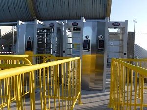 CAME: sicurezza e controllo accessi allo stadio  di Lignano Sabbiadoro
